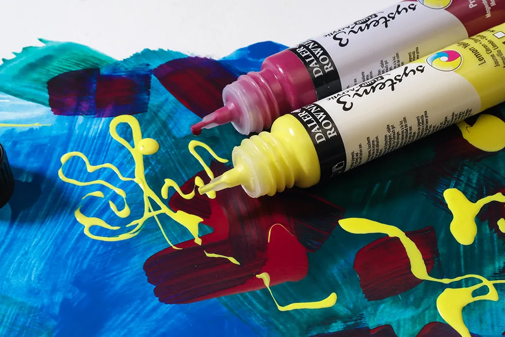 Fluid Acrylic Paints (Or Acrylic Paints That Can Be Thinned)